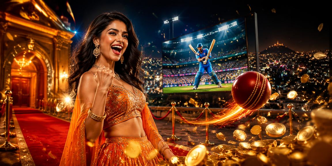 Excited Indian bettor following cricket IPL match from Pune
